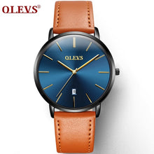 Men Watches Luxury Brand OLEVS Quartz Genuine Leather Strap Minimalist Ultrathin Wrist Watches Waterproof High Quality Relogio - 64 Corp