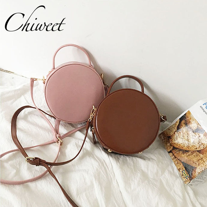 Brand 2018 Chic Small Round Handbag Designer Women Candy Color Crossbody Messenger Bags Casual Shape Tote Girls Shoulder Bag Sac - 64 Corp
