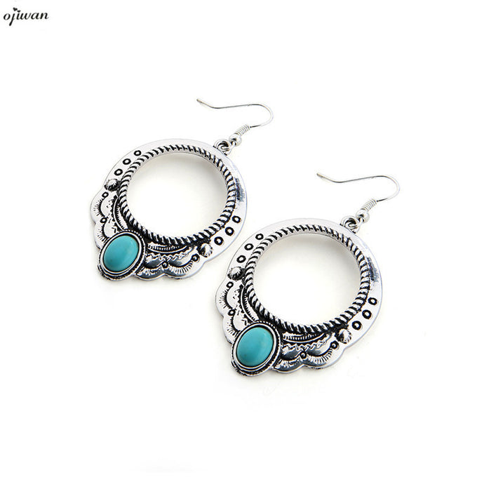 oorbellen Ethnic Earrings aritos Gypsy Earrings Women Tribal Earrings Hippie Indian Native American Jewelry Navajo Boho Earrings - 64 Corp