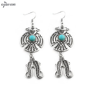 Navajo Eagle Earrings - 64 Corp