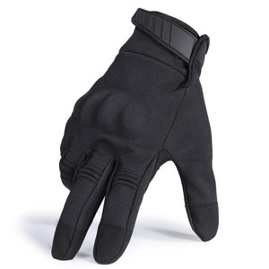 Warmer Fleece Snowboard Tactical Hard Knuckle Full Finger Gloves - 64 Corp