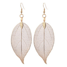 LOVBEAFAS 2018 Fashion Brincos Bohemian Long Earrings Unique Natural Real Leaf Big Boho Earrings For Women Fine Jewelry Gift - 64 Corp