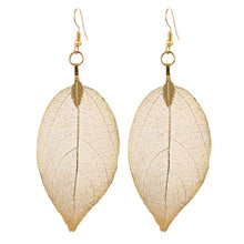 LOVBEAFAS 2018 Fashion Brincos Bohemian Long Earrings Unique Natural Real Leaf Big Boho Earrings For Women Fine Jewelry Gift - 64 Corp