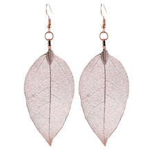 LOVBEAFAS 2018 Fashion Brincos Bohemian Long Earrings Unique Natural Real Leaf Big Boho Earrings For Women Fine Jewelry Gift - 64 Corp