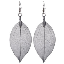 LOVBEAFAS 2018 Fashion Brincos Bohemian Long Earrings Unique Natural Real Leaf Big Boho Earrings For Women Fine Jewelry Gift - 64 Corp