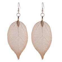 LOVBEAFAS 2018 Fashion Brincos Bohemian Long Earrings Unique Natural Real Leaf Big Boho Earrings For Women Fine Jewelry Gift - 64 Corp