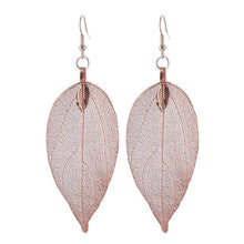 LOVBEAFAS 2018 Fashion Brincos Bohemian Long Earrings Unique Natural Real Leaf Big Boho Earrings For Women Fine Jewelry Gift - 64 Corp