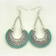 LOVBEAFAS 2018 Fashion Boho Drop Earrings For Women Jewelry Vintage Silver Long Earrings Bohemian Rope Wrap Earrings bijoux - 64 Corp