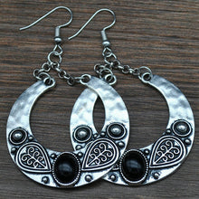 LOVBEAFAS 2018 Fashion Boho Big Drop Earrings For Women Jewelry Brinco Carved Vintage Tibetan Silver Bohemian Long Earrings - 64 Corp