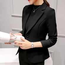 Long Sleeves Office Lady Single Button Women Suit - 64 Corp