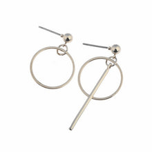 kshmir The minimalist geometric circular earrings contracted temperament earrings Long female stud earrings - 64 Corp