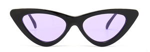 Peekaboo cute sexy retro cat eye sunglasses women small black white 2018 triangle vintage cheap sun glasses red female uv400 - 64 Corp