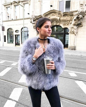 New Season's 100% Fluffy Feather Fever Fur Jackets Handmade Knitted Genuine Ostrich Fur Coat Women Retail Natural Fur Jacket