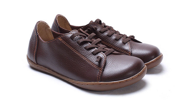 LEATHER LACE UP SHOES - 64 Corp