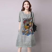 Loose Casual Artsy Womens Dresses - 64 Corp