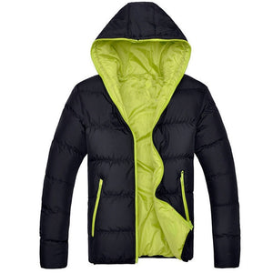 Mountainskin 5XL Men Winter Casual New Hooded Thick Padded Jacket Zipper Slim Men And Women Coats Men Parka Outwear Warm EDA020