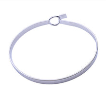 New Fashion Accessories Jewelry Simple Metal Round Bangles Minimalist Design Aperture Bangle Bracelet for Women Lovers' Gift - 64 Corp