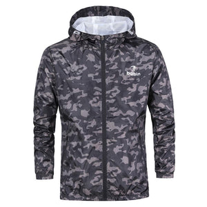 Mens Casual Camouflage Hoodie Jacket - 64 Corp