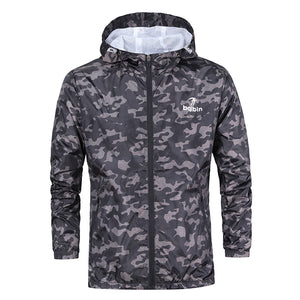Mens Casual Camouflage Hoodie Jacket - 64 Corp