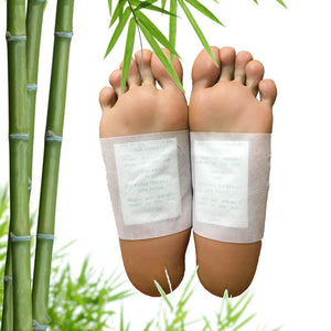 Hot Sale! 8pcs Kinoki Detox Foot Pad Patch Feet Care Body Massager Bamboo Herbal Plaster Stress Relief Better Sleep Health Care - 64 Corp