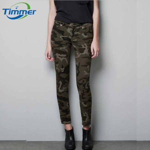Women's Pants Pantalon Femme Camouflage Slim Elastic Army Pencil Pant Uniform Womens Trousers Women Pants Clothes Gloria Jeans - 64 Corp