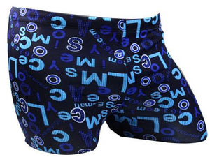 Men Male Elastic Printed Pattern Swim Pool Sport Swimming Bathing Suit Swimwear Boxer Shorts Beach Trunks Briefs Swimsuit Wear - 64 Corp