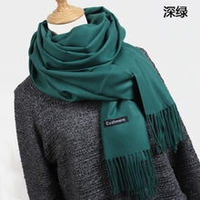 Women solid color cashmere scarves with tassel lady winter thick warm scarf high quality female shawl hot sale YR001 - 64 Corp