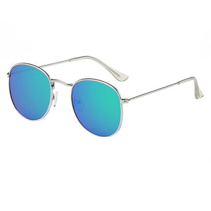 TOYEARN Fashion Luxury Brand Designer Vintage Round Sunglasses Women Men Retro Mirror Sun Glasses For Female oculos de sol UV400 - 64 Corp