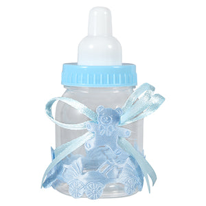 12pcs/lot Baby Bottle Candy Box Baby Feeding Bottle Wedding Favors and Gifts Box Baby Shower Baptism Decoration Party Supplies - 64 Corp
