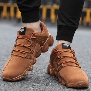 Autumn/Winter Warm Black Yellow Casual Male Shoes - 64 Corp