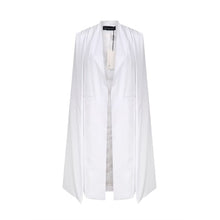 HDY Haoduoyi 2018 Women Casual Open Front Windbreaker Cloak Split Lightweight Trench Coat Longline Cape Party Fasion Blazer
