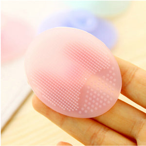Cleaning Pad Wash Face Facial Exfoliating Brush SPA Skin Scrub Cleanser Tool Color randomly - 64 Corp