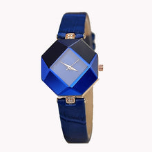 Women Watches Gem Cut Geometry Crystal Leather Quartz Wristwatch Fashion Dress Watch Ladies Gifts Clock Relogio Feminino 5 color - 64 Corp