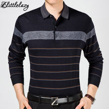 2018 casual long sleeve business mens shirts male striped fashion brand polo shirt designer men tenis polos camisa social 5158 - 64 Corp