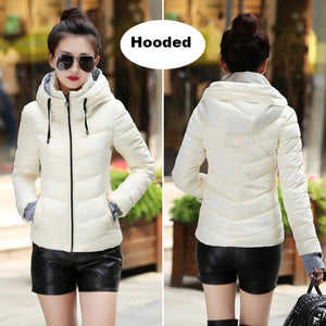 2018 new ladies fashion coat winter jacket women outerwear short wadded jacket female padded parka women's overcoat
