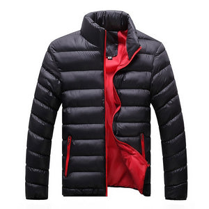 Winter Jacket Men 2018 Fashion Stand Collar Male Parka Jacket Mens Solid Thick Jackets and Coats Man Winter Parkas