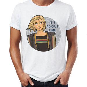 Men's T Shirt Thirteenth doctor who feminism artsy first women doctor tardis Tee - 64 Corp