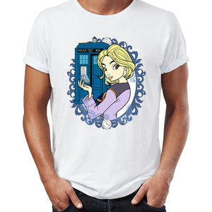 Men's T Shirt Thirteenth doctor who feminism artsy first women doctor tardis Tee - 64 Corp