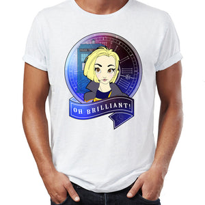 Men's T Shirt Thirteenth doctor who feminism artsy first women doctor tardis Tee - 64 Corp