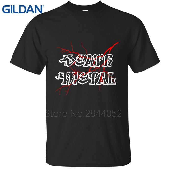 Normal black tee shirts Death Metal Rocker Unicorn Death Graphic Ma Homme ali shirt 4XL round Neck men Clothing 100% cotton - 64 Corp