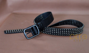 3 kinds vintage Leather vintage Punk Belt erkek kemer deri Cinturones Ceinture cinto masculino cinturon rocker riem cowboy - 64 Corp