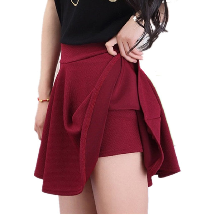 Clobee 2018 Woman Shorts Skirt Fashion High Waist Sexy Office Lady Skirts Female Elastic Mini Skirt Autumn Women Skirt - 64 Corp