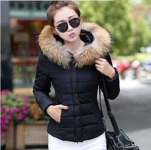 Thick Women cotton Coat with Hood Winter Hooded Down Jacket cold weather warm outwear coat fashion warm Overcoat For Women Coat - 64 Corp