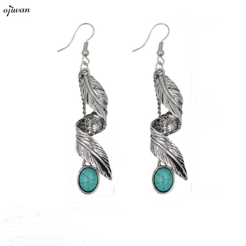 Chic Boho Feather Earrings - 64 Corp