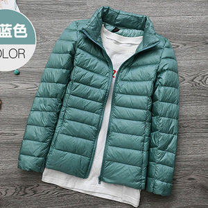 Winter Down Jacket Women Coat Ultra Light Down Jacket 90% White Duck Down Parka Jackets Autumn Coat Ladies' Parka Down Coats