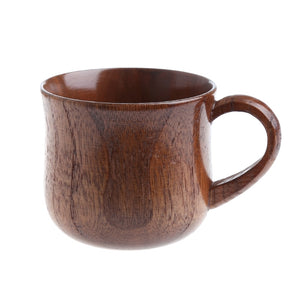 Wooden Cup Primitive Handmade Natural Wood Coffee Beer Juice Milk Tea Mug Must-have durable Drinkware