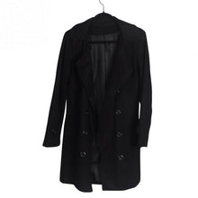 new trench coat men solid color long trench coat mens trench coat slim fit trench Double Breasted Overcoat 3 colors