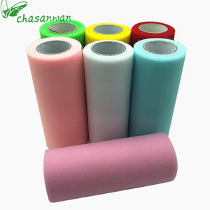 Tulle Roll 15cm 22m Roll Fabric Spool Tutu Baby Shower Party Birthday Gift Wrap Wedding Decoration Party Favors Event Supplies.