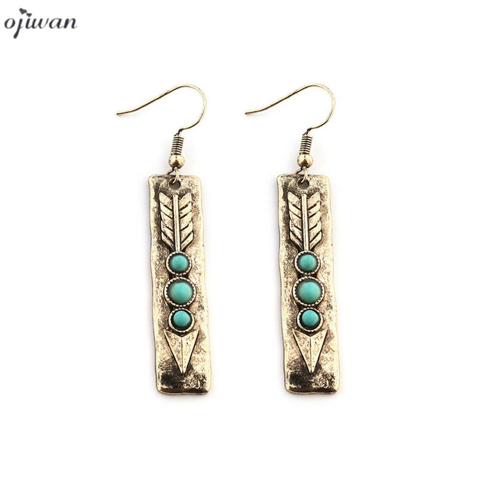 Native American Bohemian Earrings - 64 Corp
