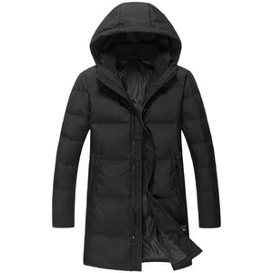 New Brand Russia Winter Men Casual 90%White Duck Down Jacket Men's Down Jackets And Coats Warm Jackets Down Overcoat